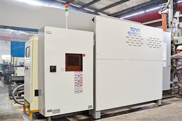 Aluminum die casting production workshop
