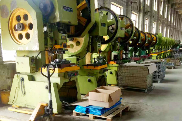 Industrial sheet metal fabrication work