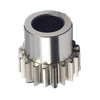 Stainles steel prototyping part with hobbing