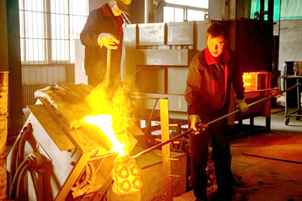 Investment cast metal parts making